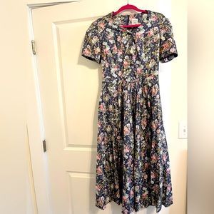 VINTAGE ALERT: Laura Ashley size 10 floral dress (like brand new)